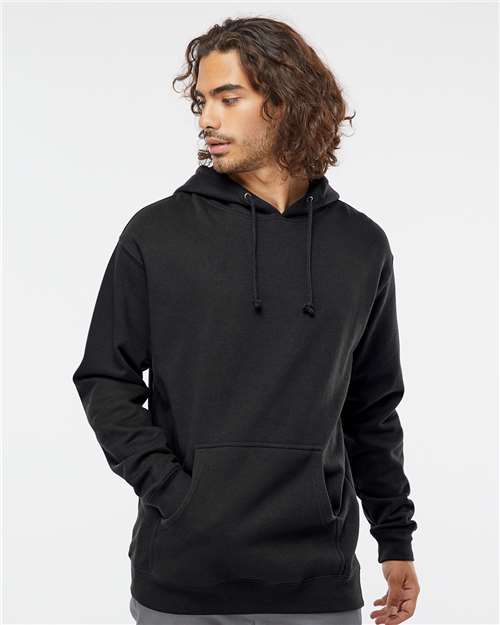 Independent Trading Co. Unisex Heavyweight Hooded Sweatshirt - IND4000 Black