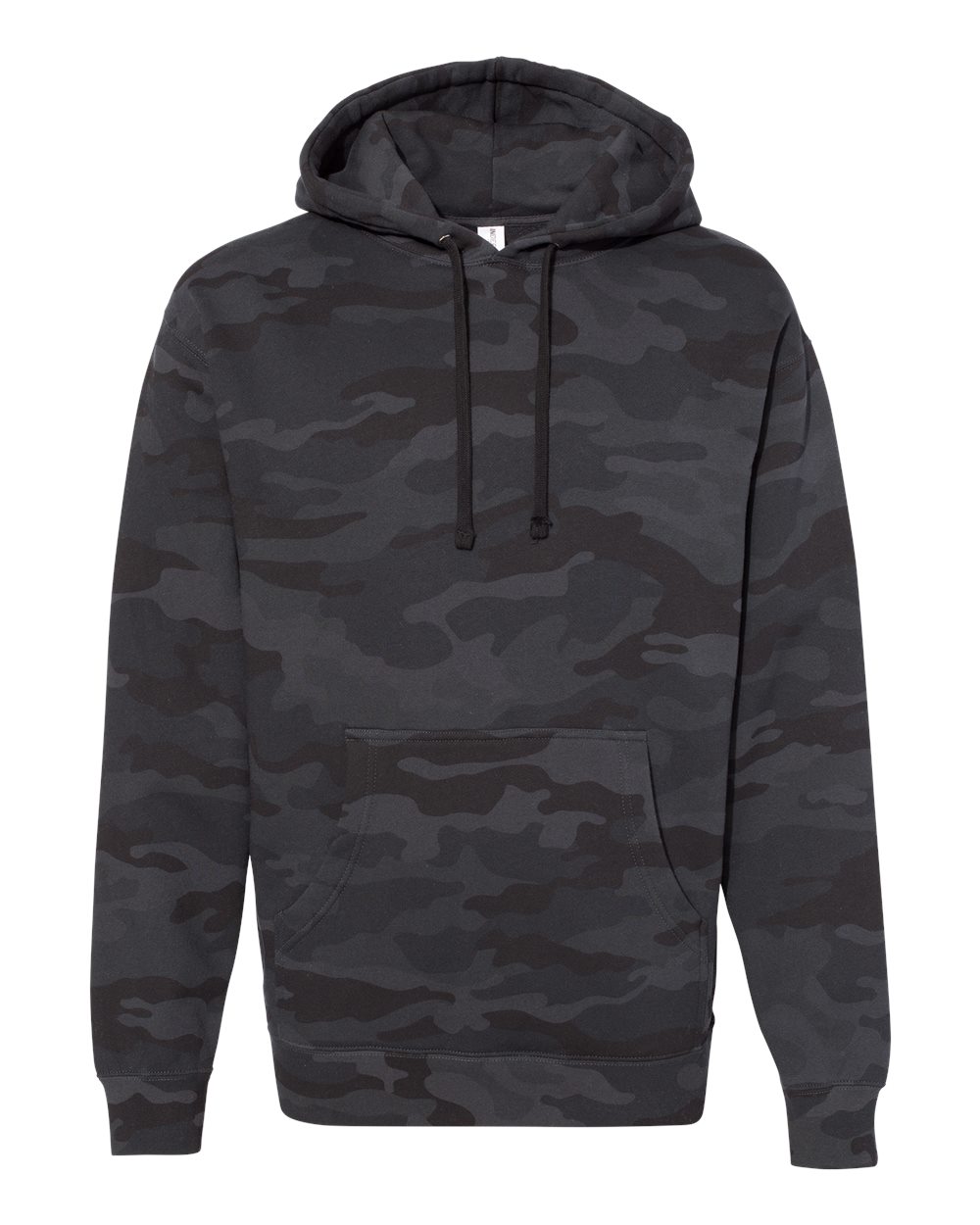 Independent Trading Co. Unisex Heavyweight Hooded Sweatshirt - IND4000 Black Camo