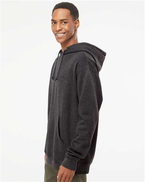 Independent Trading Co. Unisex Heavyweight Hooded Sweatshirt - IND4000 Charcoal Heather