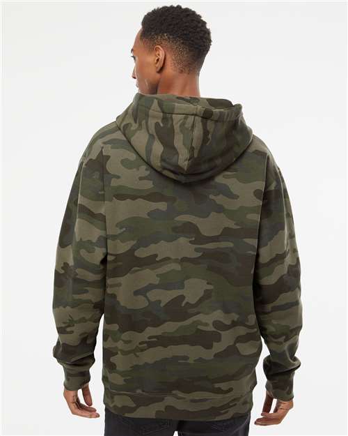 Independent Trading Co. Unisex Heavyweight Hooded Sweatshirt - IND4000 Forest Camo
