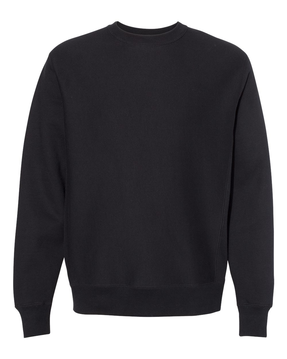 Independent Trading Co. Unisex Legend Premium Heavyweight Cross-Grain Crewneck Sweatshirt - IND5000C Black