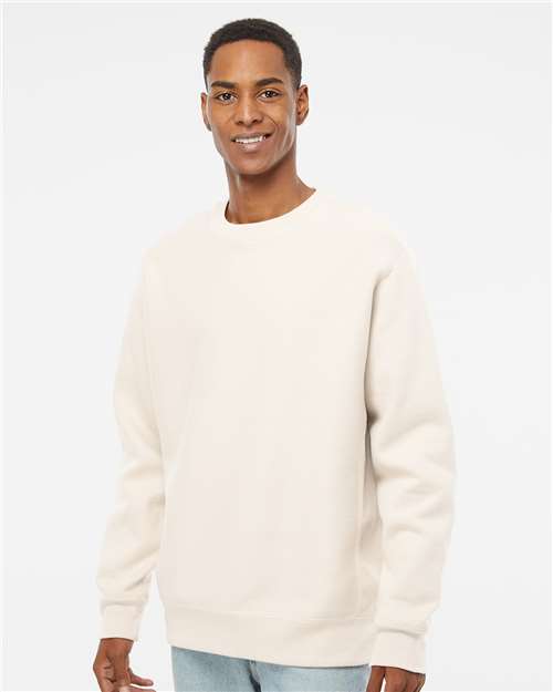 Independent Trading Co. Unisex Legend Premium Heavyweight Cross-Grain Crewneck Sweatshirt - IND5000C Bone