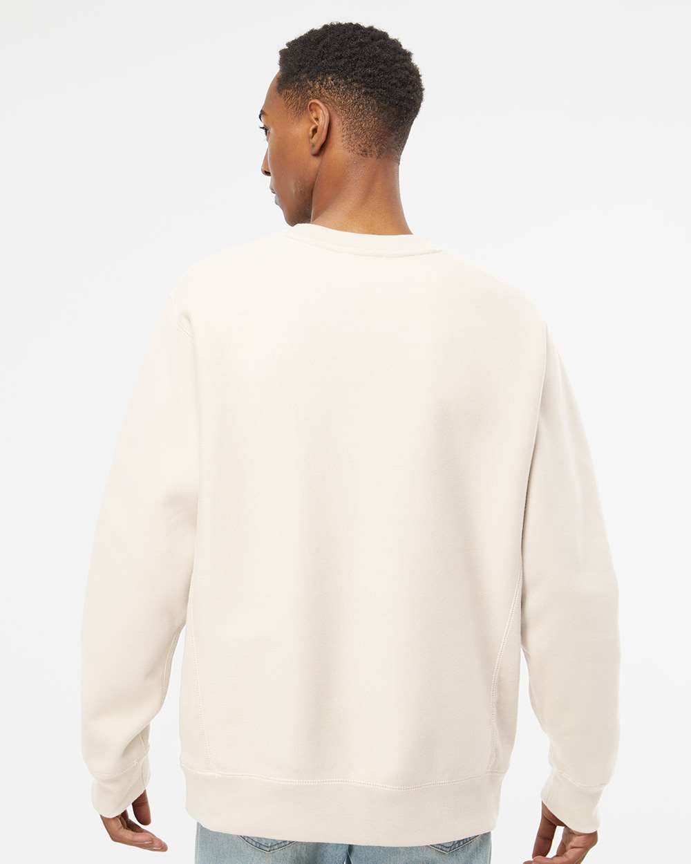 Independent Trading Co. Unisex Legend Premium Heavyweight Cross-Grain Crewneck Sweatshirt - IND5000C Bone