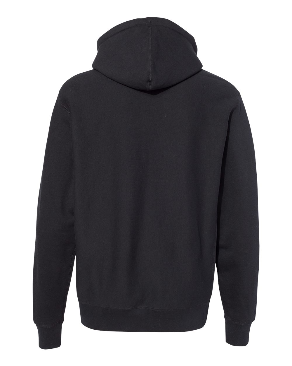 Independent Trading Co. Unisex Legend Premium Heavyweight Cross-Grain Hooded Sweatshirt - IND5000P Black