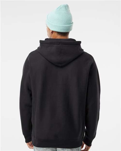 Independent Trading Co. Unisex Legend Premium Heavyweight Cross-Grain Hooded Sweatshirt - IND5000P Black