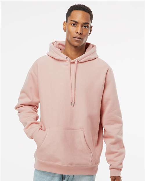Independent Trading Co. Unisex Legend Premium Heavyweight Cross-Grain Hooded Sweatshirt - IND5000P Dusty Pink