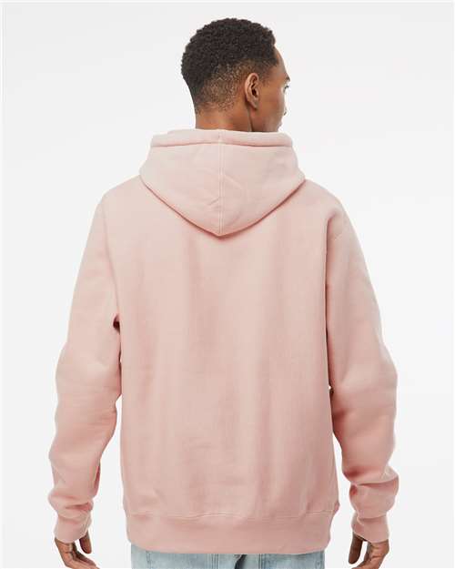 Independent Trading Co. Unisex Legend Premium Heavyweight Cross-Grain Hooded Sweatshirt - IND5000P Dusty Pink