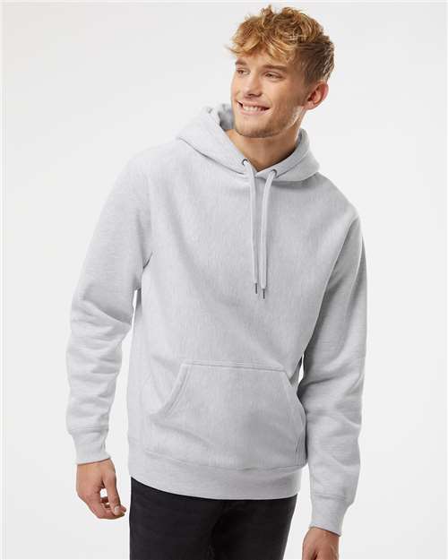 Independent Trading Co. Unisex Legend Premium Heavyweight Cross-Grain Hooded Sweatshirt - IND5000P Grey Heather