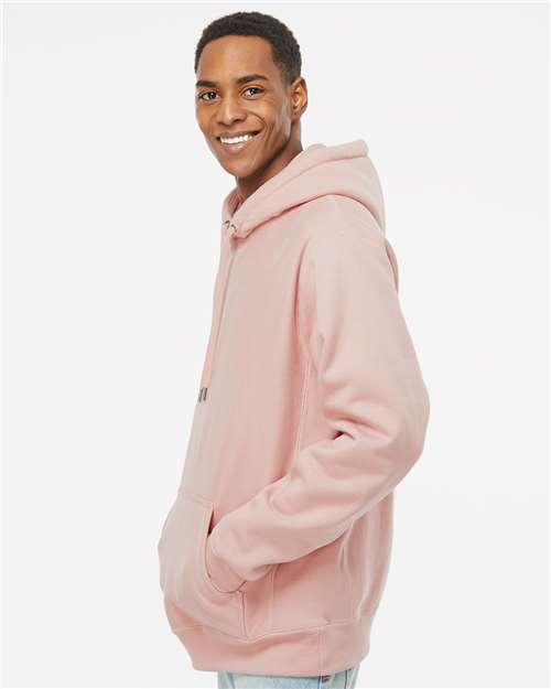 Independent Trading Co. Unisex Legend Premium Heavyweight Cross-Grain Hooded Sweatshirt - IND5000P Dusty Pink