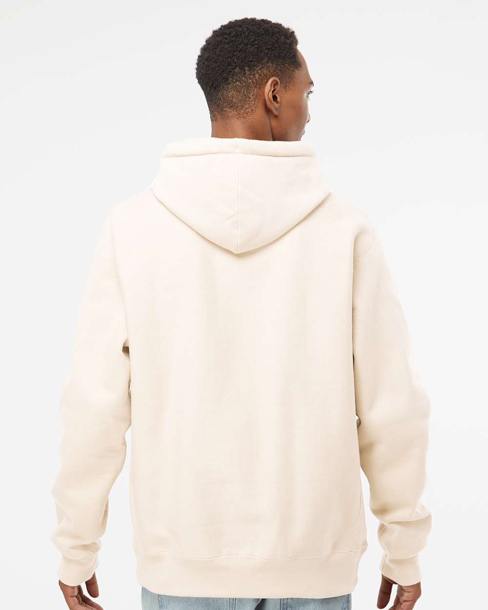 Independent Trading Co. Unisex Legend Premium Heavyweight Cross-Grain Hooded Sweatshirt - IND5000P Bone
