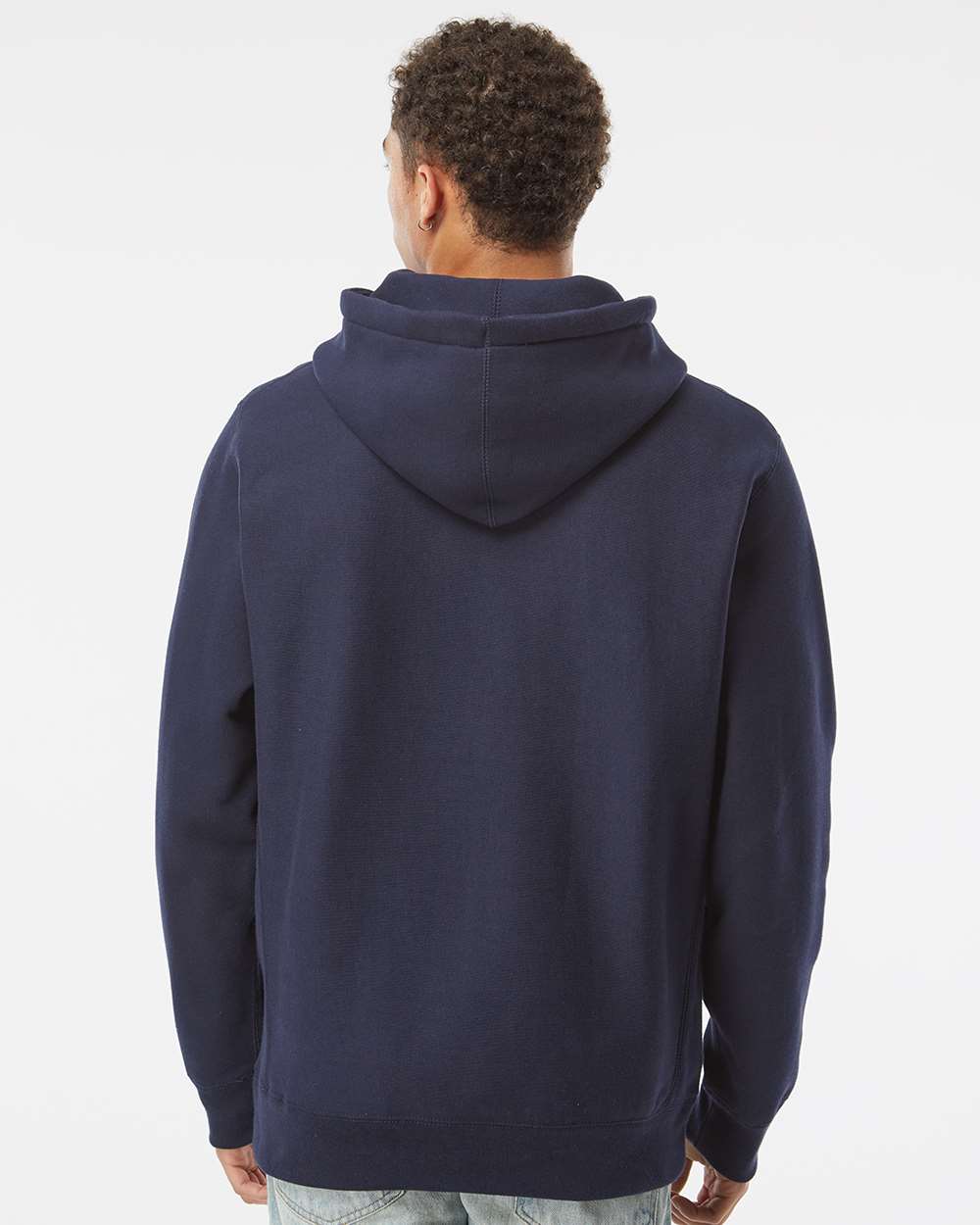 Independent Trading Co. Unisex Legend Premium Heavyweight Cross-Grain Hooded Sweatshirt - IND5000P Classic Navy