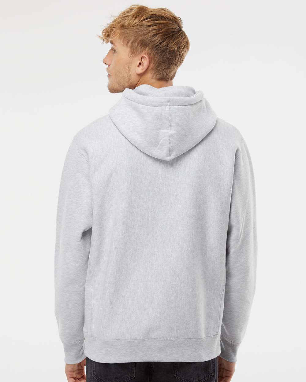 Independent Trading Co. Unisex Legend Premium Heavyweight Cross-Grain Hooded Sweatshirt - IND5000P Grey Heather