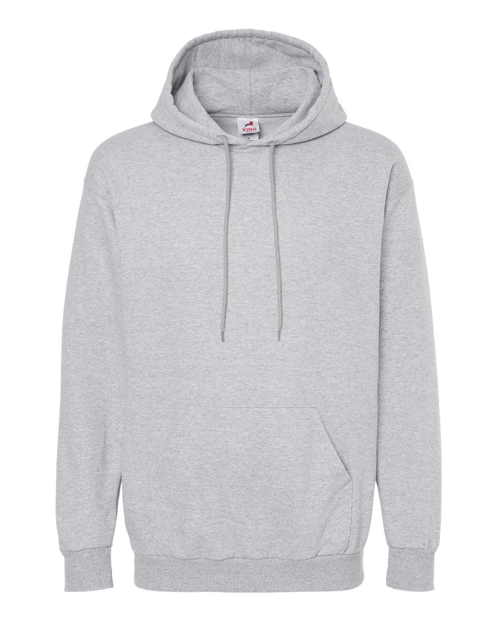 King Fashion Hooded Sweatshirt - KF9011 Athletic Grey