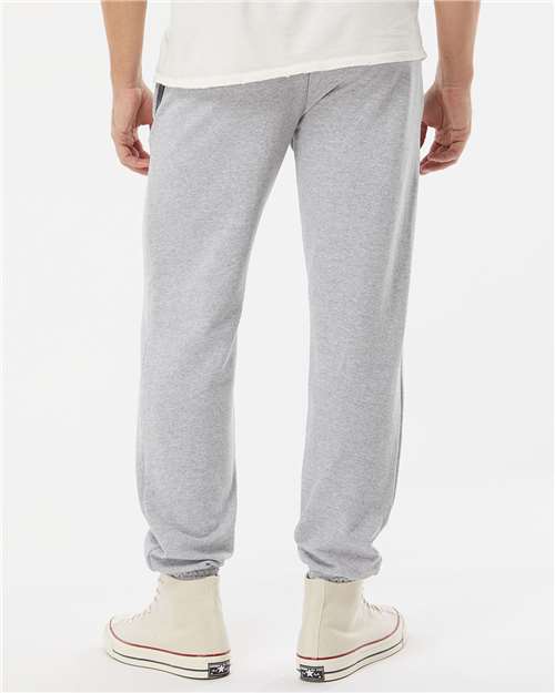 King Fashion Pocketed Sweatpants with Elastic Cuffs - KF9012 Athletic Grey