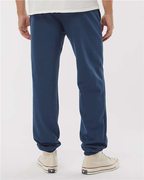 King Fashion Pocketed Sweatpants with Elastic Cuffs - KF9012 Navy