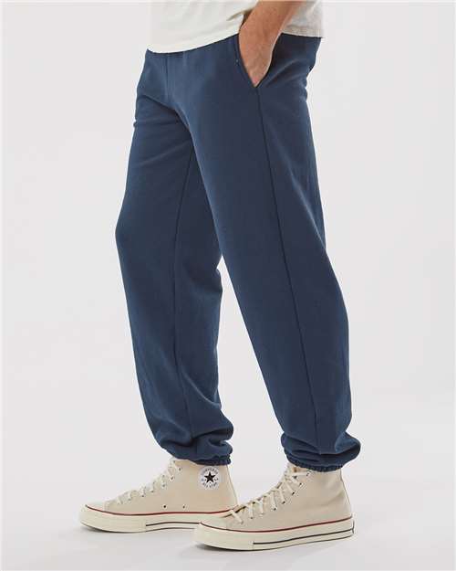 King Fashion Pocketed Sweatpants with Elastic Cuffs - KF9012 Navy