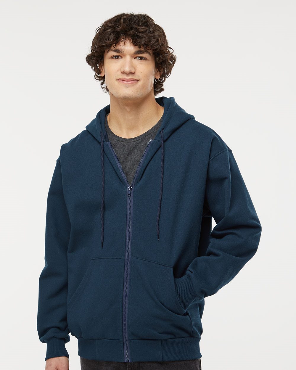 King Fashion Full-Zip Hooded Sweatshirt - KF9017
