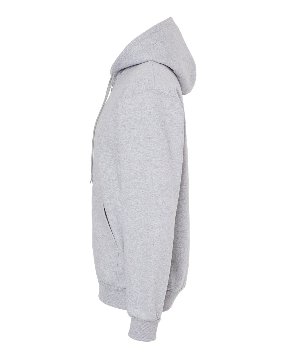 King Fashion Full-Zip Hooded Sweatshirt - KF9017 Athletic Grey