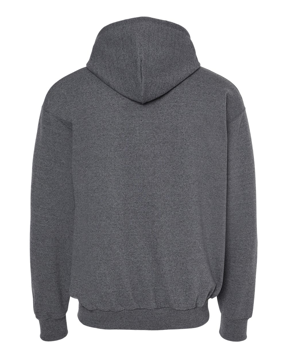 King Fashion Full-Zip Hooded Sweatshirt - KF9017 Charcoal Mix