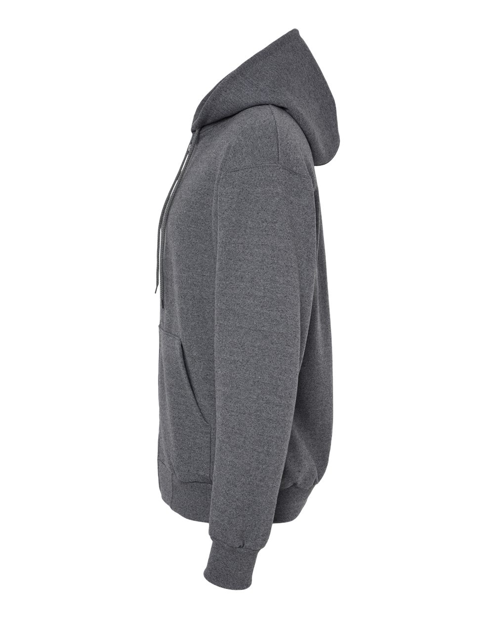 King Fashion Full-Zip Hooded Sweatshirt - KF9017 Charcoal Mix