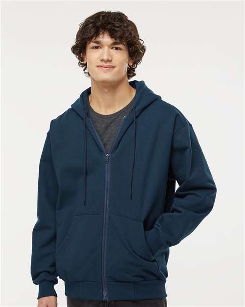 King Fashion Full-Zip Hooded Sweatshirt - KF9017 Navy