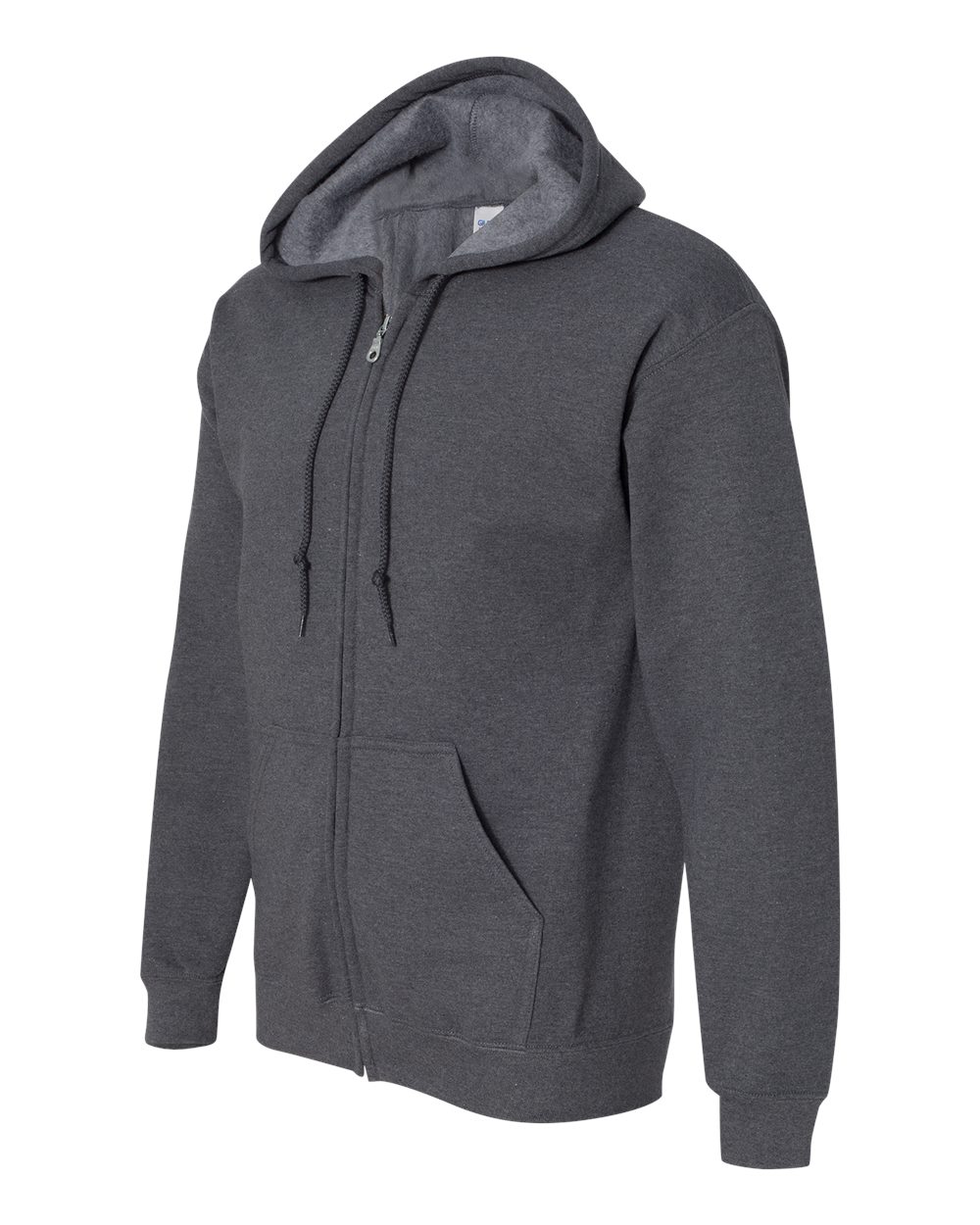 Gildan Unisex Heavy Blend™ Full-Zip Hooded Sweatshirt - 18600 Dark Heather