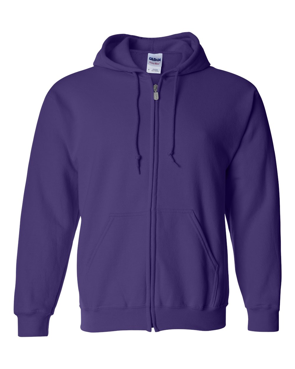 Gildan Unisex Heavy Blend™ Full-Zip Hooded Sweatshirt - 18600 Purple