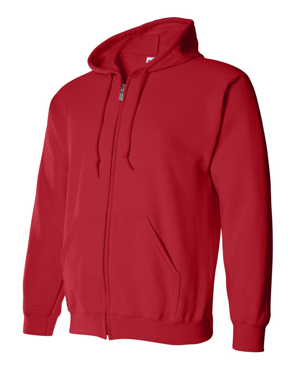 Gildan Unisex Heavy Blend™ Full-Zip Hooded Sweatshirt - 18600 Red