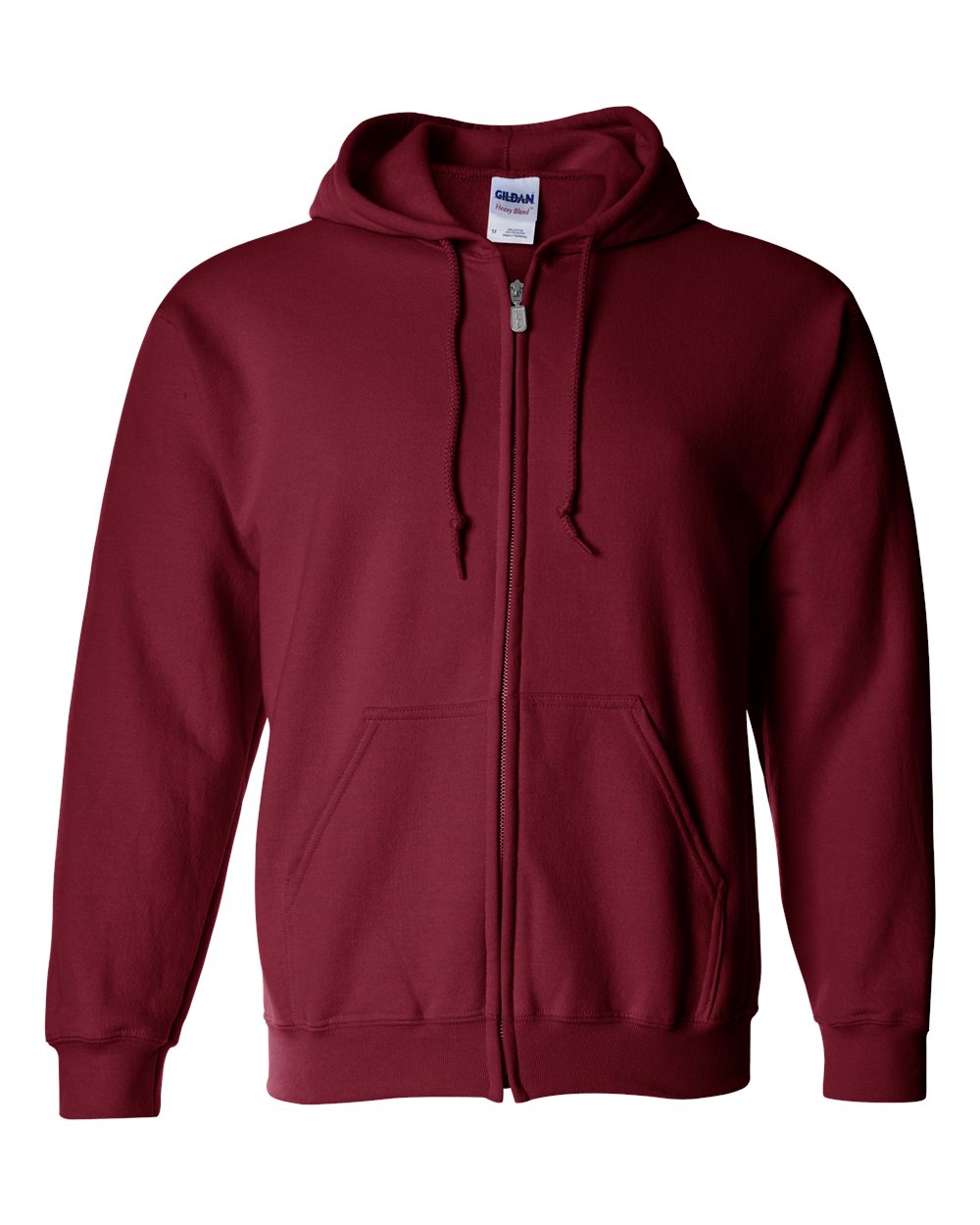 Gildan Unisex Heavy Blend™ Full-Zip Hooded Sweatshirt - 18600 Cardinal Red