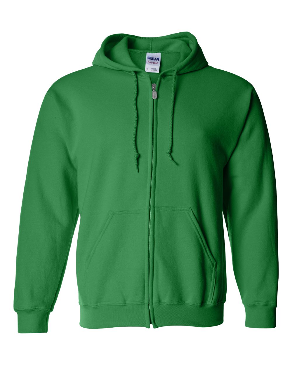 Gildan Unisex Heavy Blend™ Full-Zip Hooded Sweatshirt - 18600 Irish Green