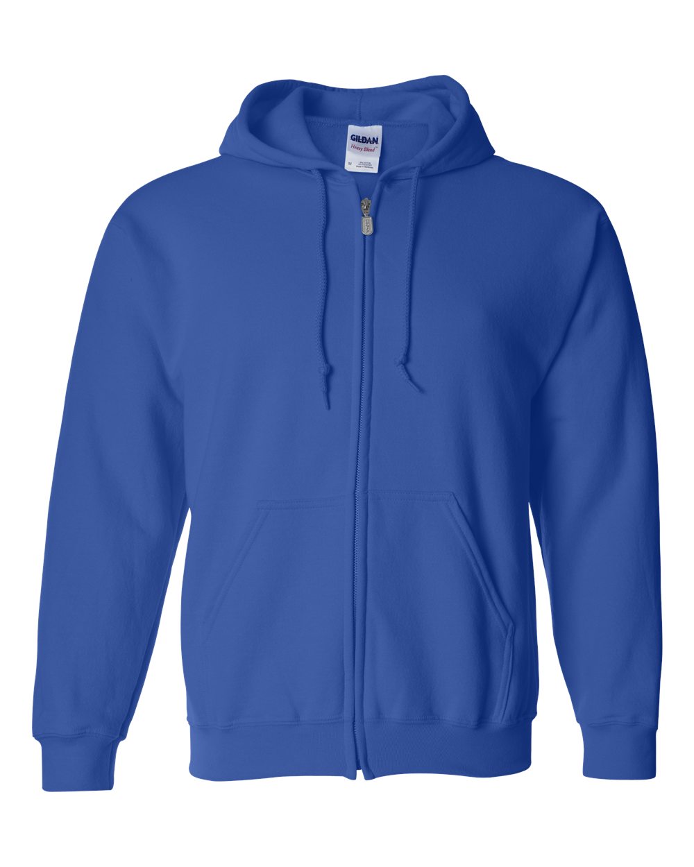 Gildan Unisex Heavy Blend™ Full-Zip Hooded Sweatshirt - 18600 Royal