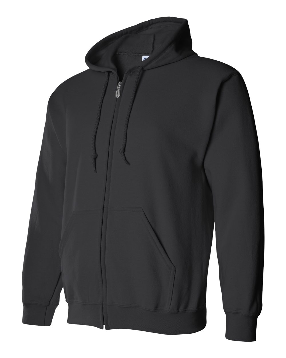 Gildan Unisex Heavy Blend™ Full-Zip Hooded Sweatshirt - 18600 Black