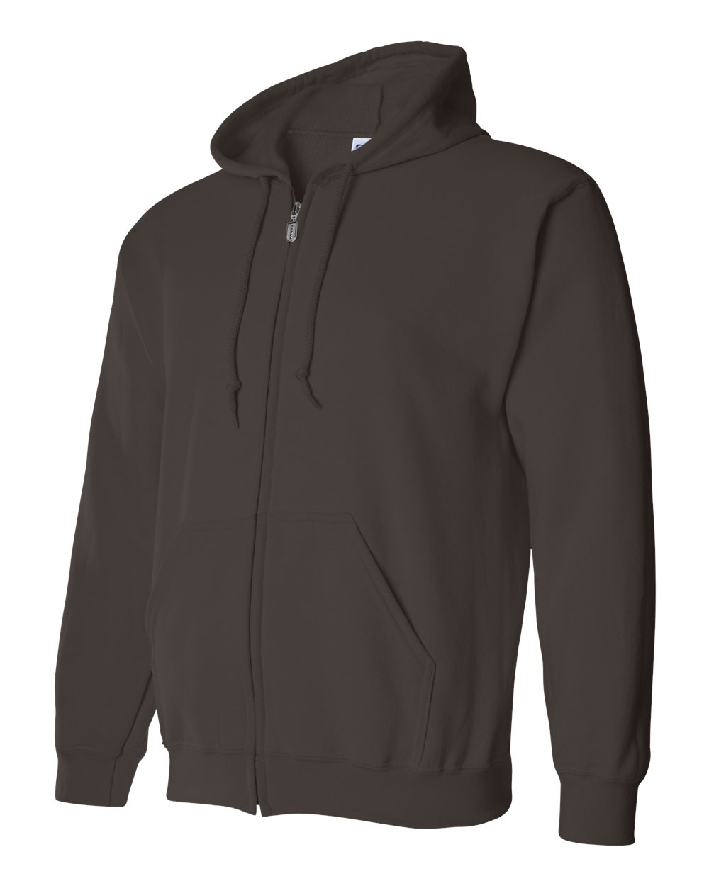 Gildan Unisex Heavy Blend™ Full-Zip Hooded Sweatshirt - 18600 Dark Chocolate