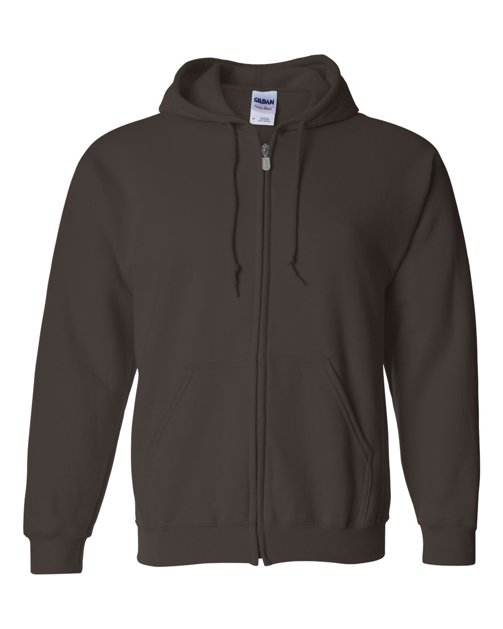 Gildan Unisex Heavy Blend™ Full-Zip Hooded Sweatshirt - 18600 Dark Chocolate