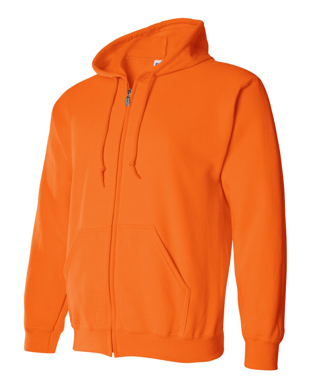 Gildan Unisex Heavy Blend™ Full-Zip Hooded Sweatshirt - 18600 Safety Orange