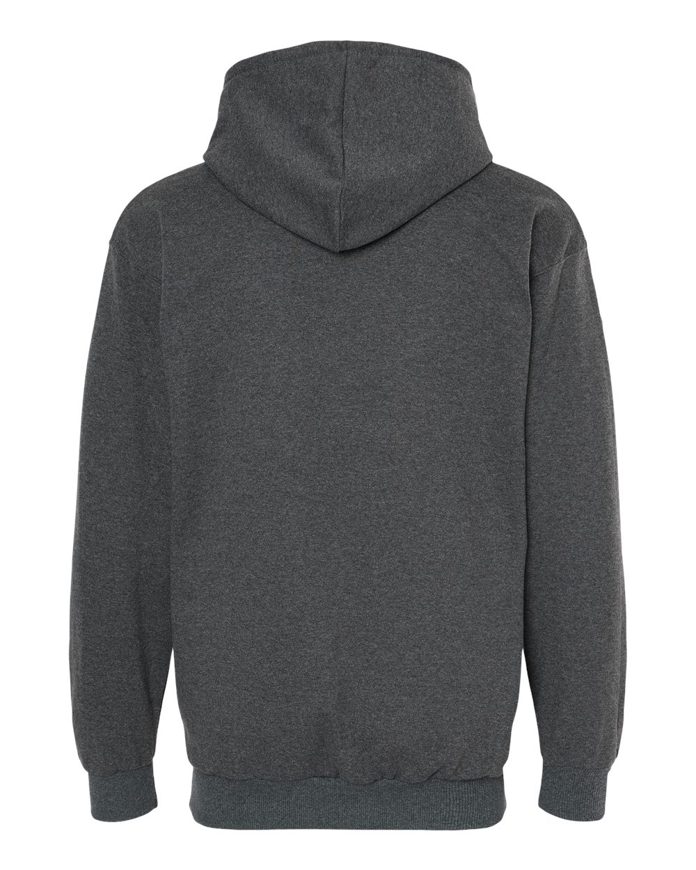 King Fashion Two-Tone Hooded Sweatshirt - KF9041 Charcoal- Black