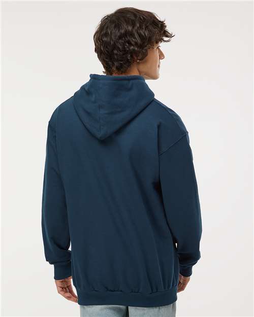 King Fashion Two-Tone Hooded Sweatshirt - KF9041 Navy- Light Blue