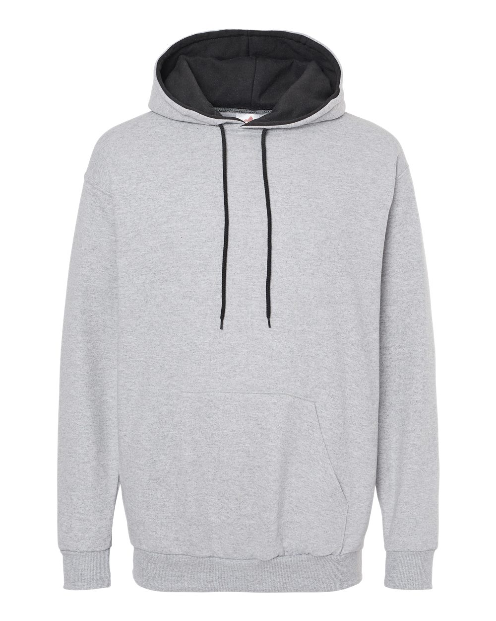 King Fashion Two-Tone Hooded Sweatshirt - KF9041 Sport Grey- Black