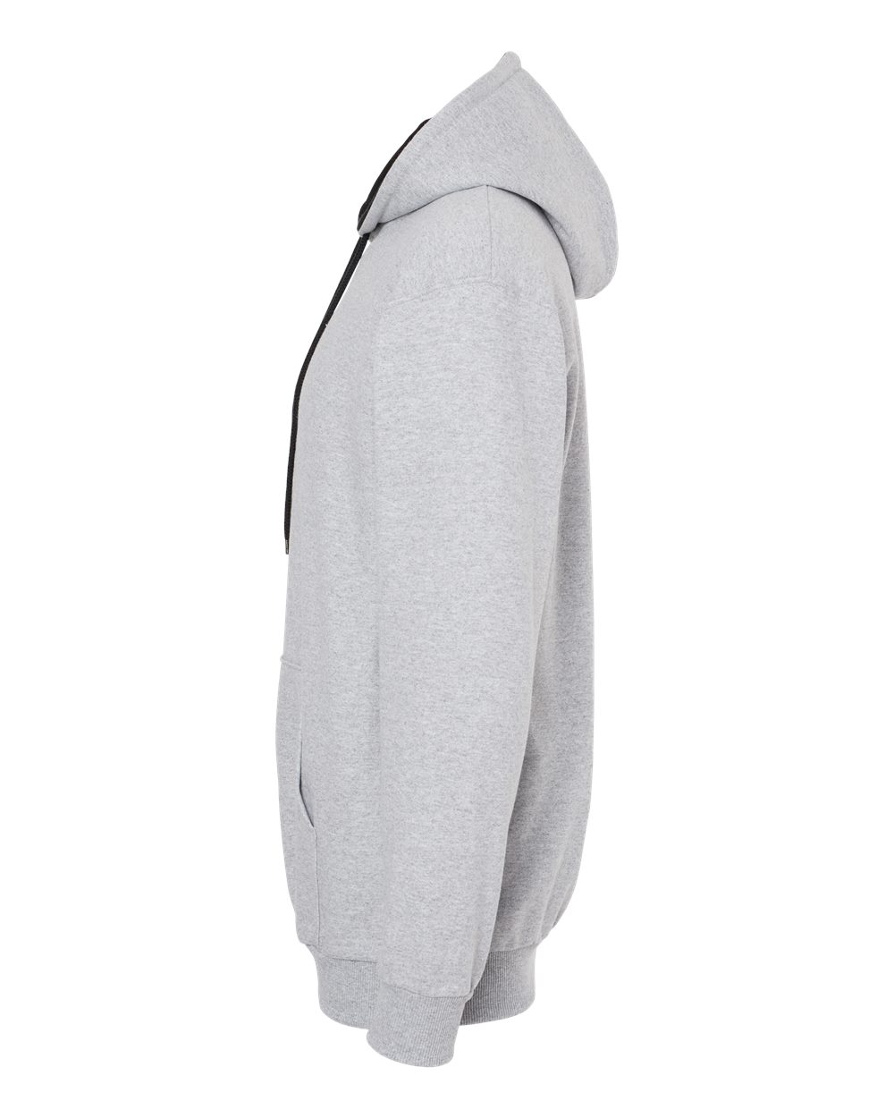King Fashion Two-Tone Hooded Sweatshirt - KF9041 Sport Grey- Black
