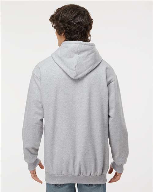King Fashion Two-Tone Hooded Sweatshirt - KF9041 Sport Grey- Black
