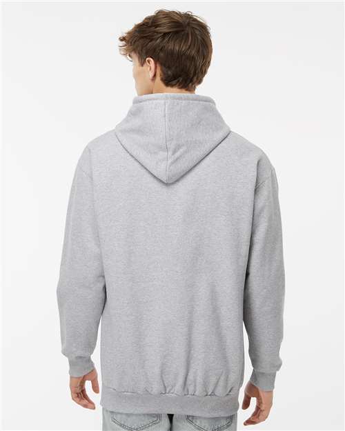 King Fashion Two-Tone Hooded Sweatshirt - KF9041 Sport Grey- Royal Blue