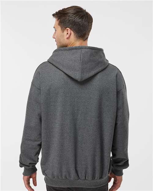 King Fashion Full-Zip Sweatshirt - KF9047 Charcoal- Black