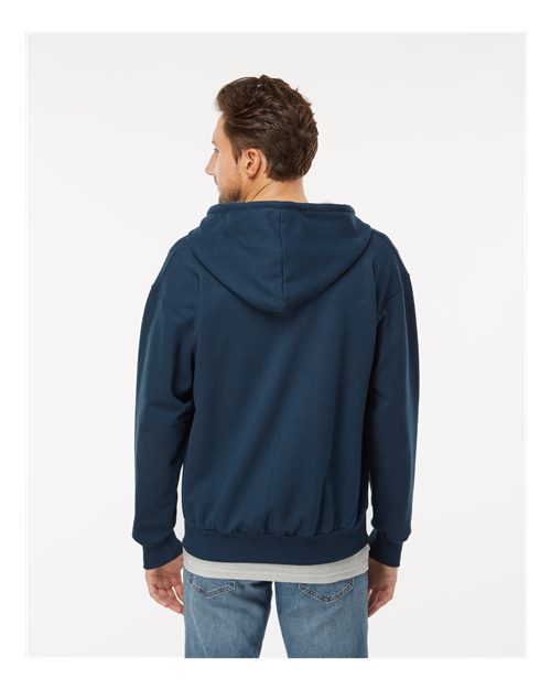 King Fashion Full-Zip Sweatshirt - KF9047 Navy- Sport Grey