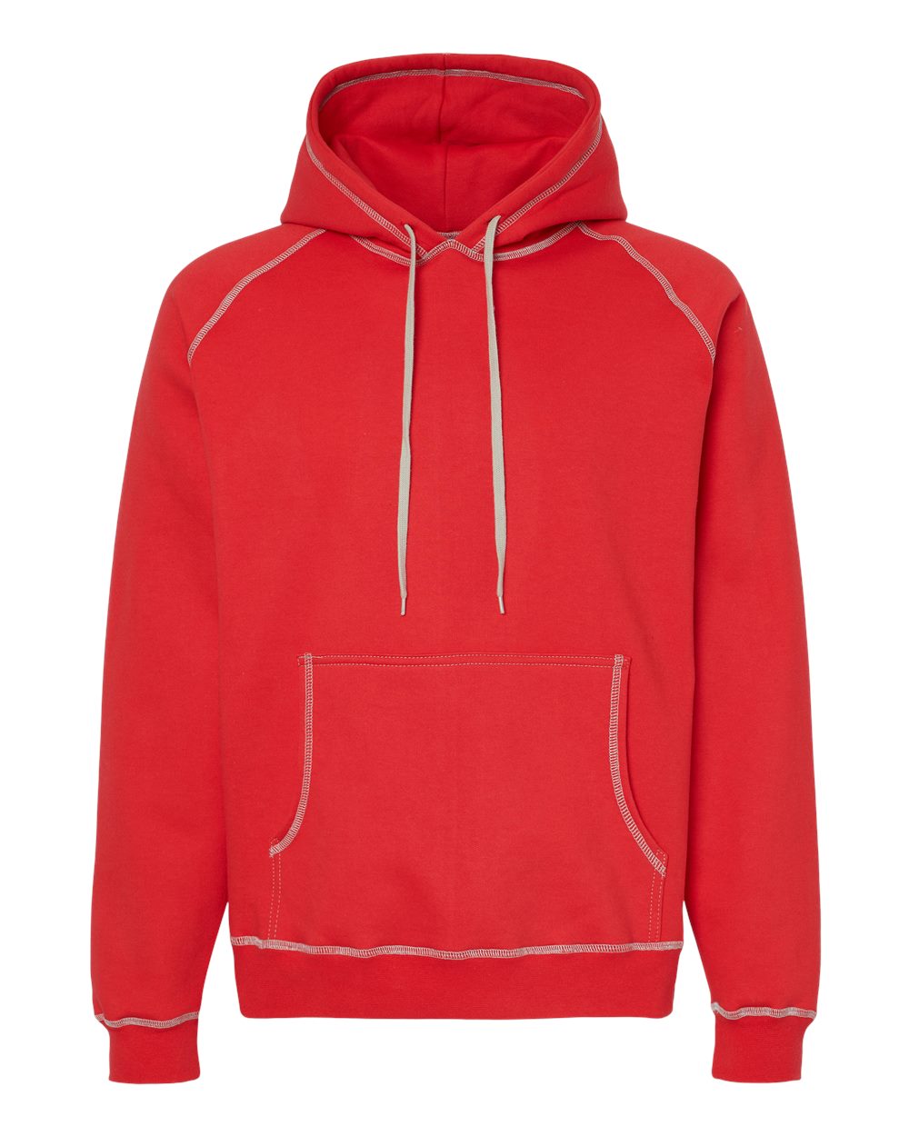 King Fashion Extra Heavy Hooded Pullover - KP8011 Red