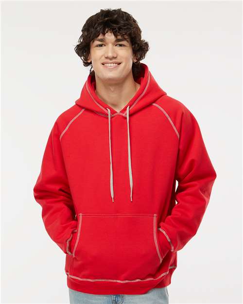 King Fashion Extra Heavy Hooded Pullover - KP8011 Red