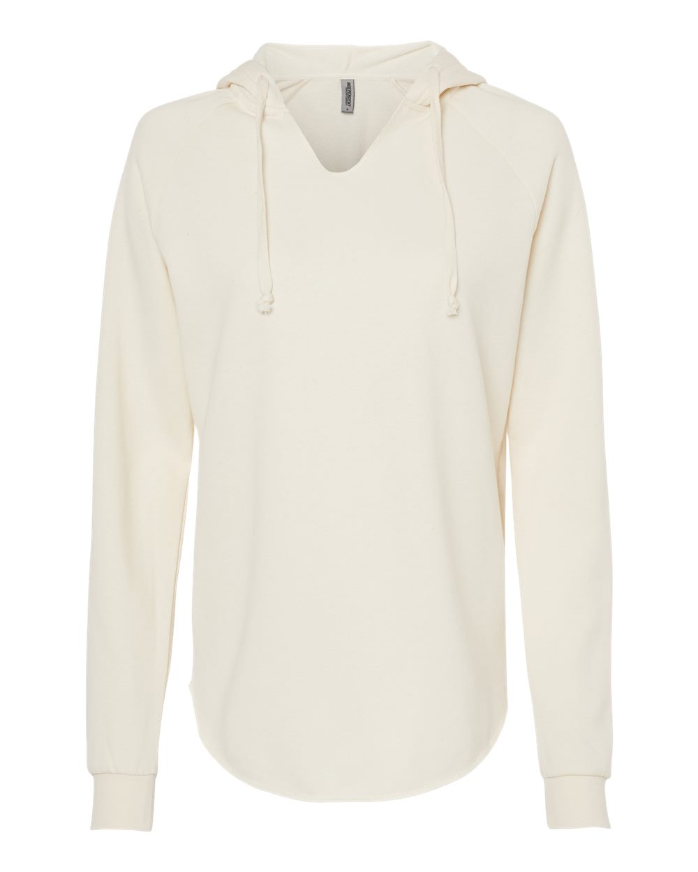 Independent Trading Co. Women’s Lightweight California Wave Wash Hooded Sweatshirt - PRM2500 Bone