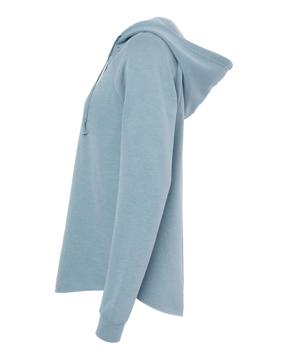 Independent Trading Co. Women’s Lightweight California Wave Wash Hooded Sweatshirt - PRM2500 Misty Blue