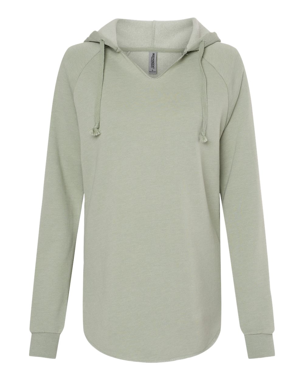 Independent Trading Co. Women’s Lightweight California Wave Wash Hooded Sweatshirt - PRM2500 Sage