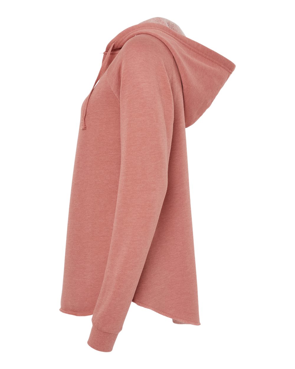 Independent Trading Co. Women’s Lightweight California Wave Wash Hooded Sweatshirt - PRM2500 Dusty Rose