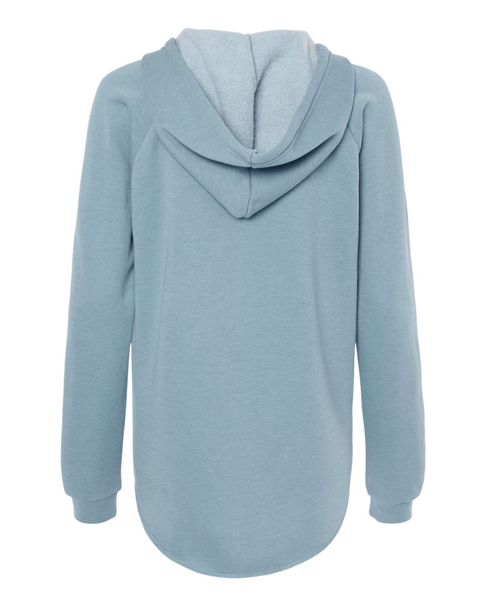 Independent Trading Co. Women’s Lightweight California Wave Wash Hooded Sweatshirt - PRM2500 Misty Blue